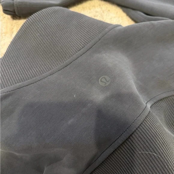 lululemon athletica Brushed Softstreme Ribbed Half Zip - Picture 3 of 4